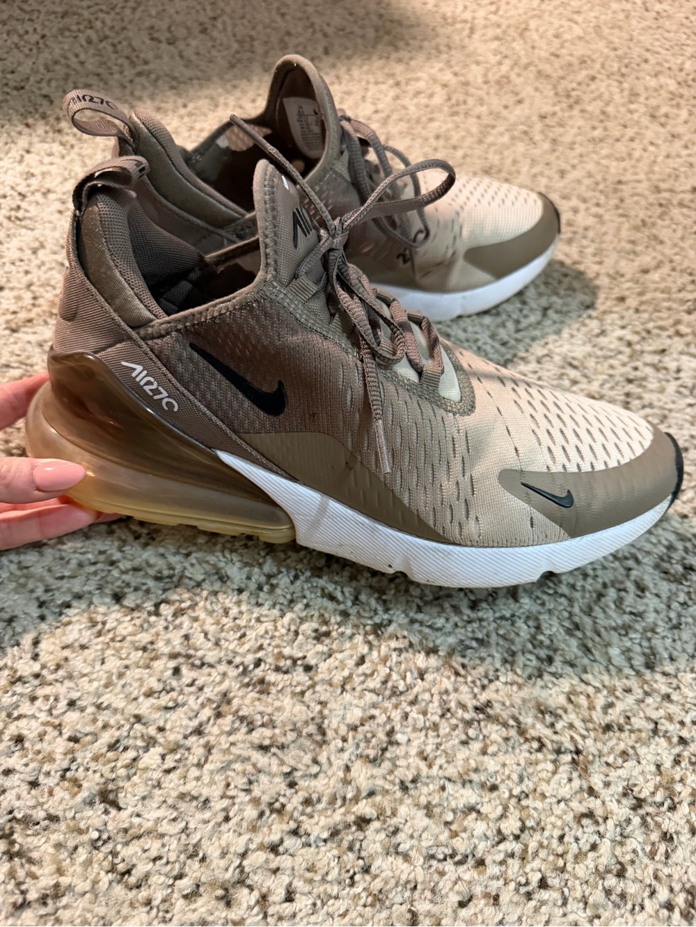 Nike Air Max 270 Sneakers - Taupe/Brown